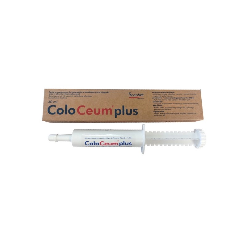 ScanVet Coloceum Plus pasta na biegunkę dla psów i kotów tuba 30ml ScanVet