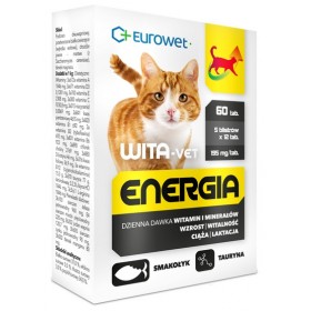 Wita-Vet Kot Energia Junior + Adult 60tabl Eurowet