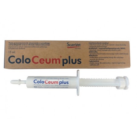 ScanVet Coloceum Plus pasta na biegunkę dla psów i kotów tuba 15ml ScanVet