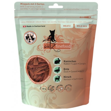 Catz Finefood Meatz Wild Mix - królik, kaczka, jeleń 45g Catz Finefood