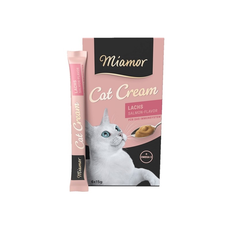 Miamor Cat Cream Łosoś 6x15g Miamor