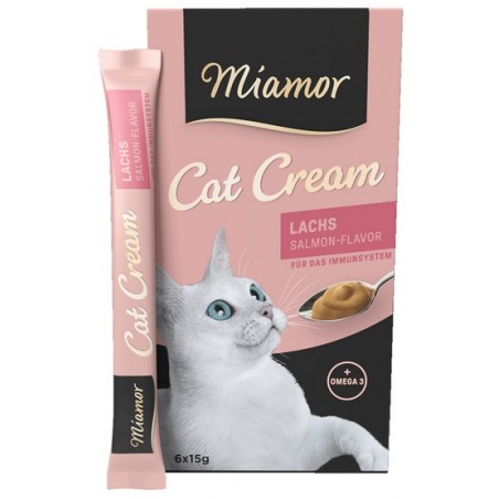Miamor Cat Cream Łosoś 6x15g Miamor