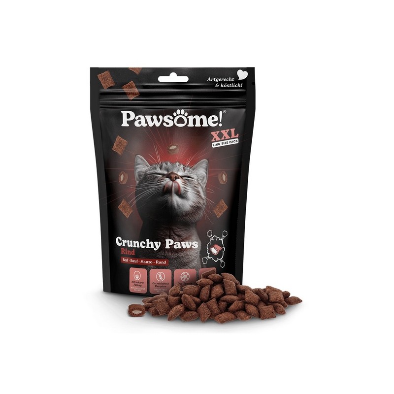 Pawsome Crunchy Paws Wołowina 150g Pawsome