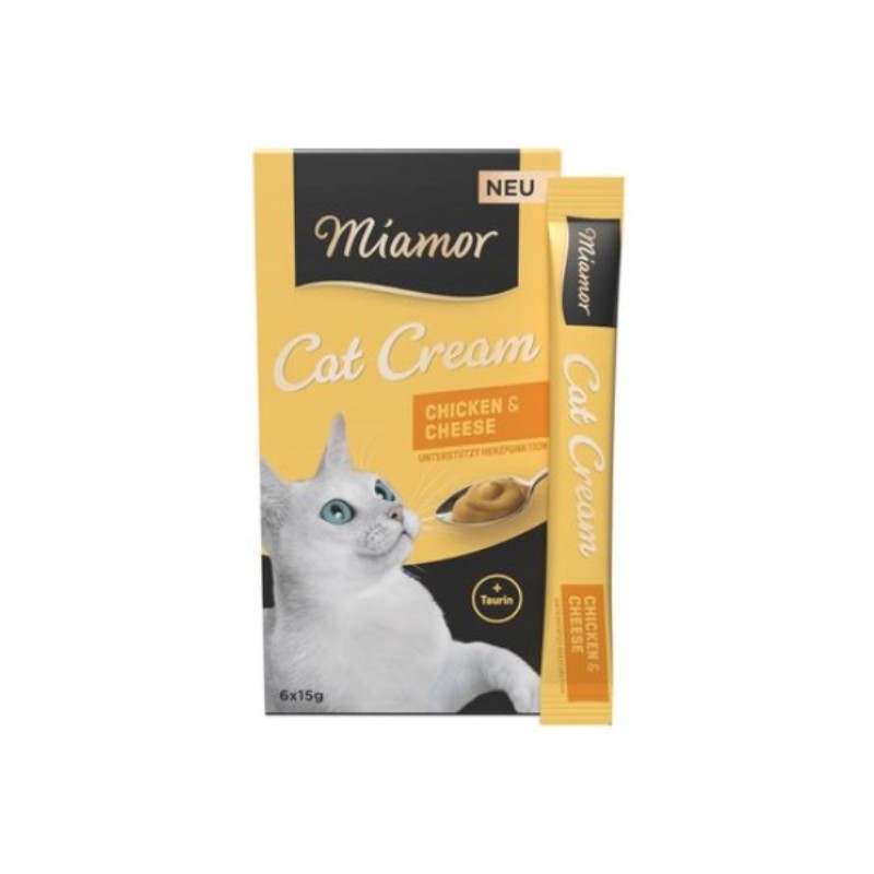 Miamor Cat Cream Kurczak i ser 6x15g Miamor