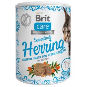 Brit Care Cat Snack Superfruits Herring 100g Brit