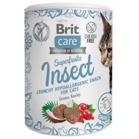 Brit Care Cat Snack Superfruits Insect 100g Brit