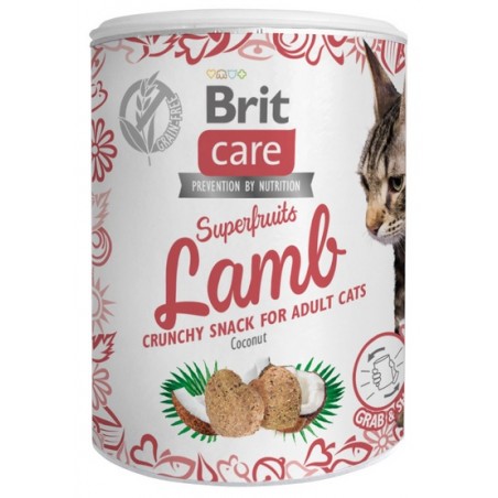 Brit Care Cat Snack Superfruits Lamb 100g Brit