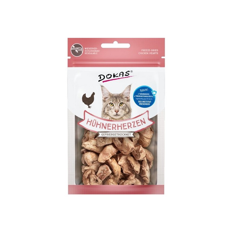 Dokas Kot LIO Serca drobiowe 15g BUBA Pet