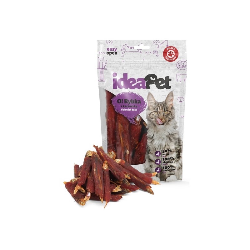 IdeaPet O! Kot Ryba z kaczką 60g IdeaPet