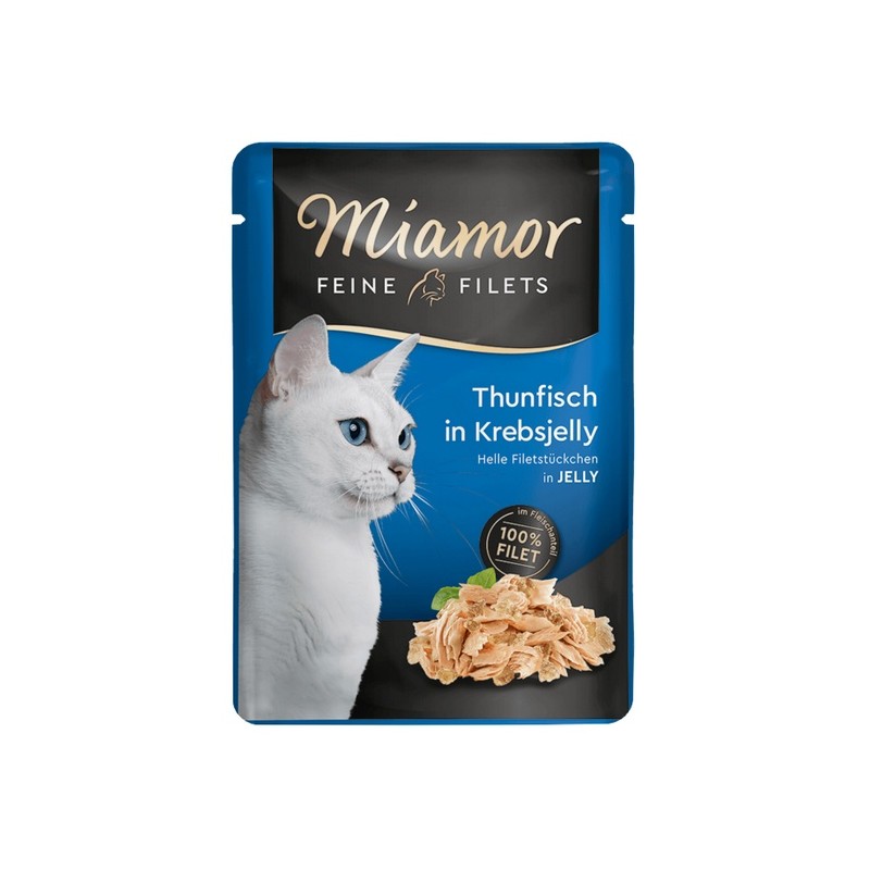 Miamor Feine Filets Tuńczyk & Galaretka krabowa saszetka 100g Miamor Feine Filets