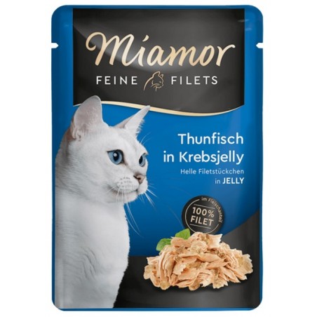 Miamor Feine Filets Tuńczyk & Galaretka krabowa saszetka 100g Miamor Feine Filets