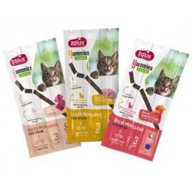 Zolux Yummies Miękki przysmak dla kota - Pałeczki Jagnięcina & Ryż 3x5g Zolux