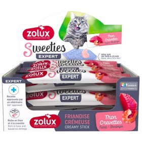 Zolux Sweeties Kremowy przysmak dla kota - tuńczyk i krewetka 14g Zolux