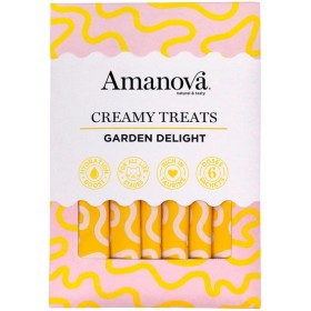 Amanova Cat Creamy Treats Garden Delight Chicken & Vegetables - kurczak i warzywa 6x15g Amanova
