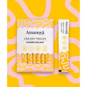 Amanova Cat Creamy Treats Garden Delight Chicken & Vegetables - kurczak i warzywa 6x15g Amanova