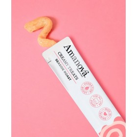 Amanova Cat Creamy Treats Seaside Roast Tuna & Chicken liver - tuńczyk i wątróbka 6x15g Amanova