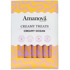 Amanova Cat Creamy Treats  Creamy Ocean Tuna & Goat milk - tuńczyk i mleko kozy 6x15g Amanova