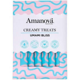 Amanova Cat Creamy Treats  Umami Bliss Chicken & Katsuobushi - kurczak i katsuobushi 6x15g Amanova