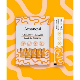 Amanova Cat Creamy Treats Savory Chicken - kurczak 6x15g Amanova